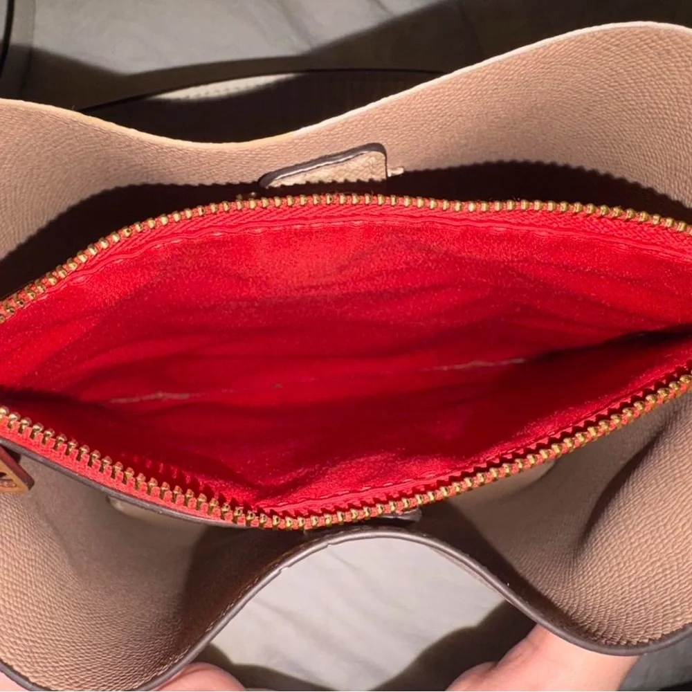 Coach Cream Cherry Print Shoulder Bag - Picture 4 of 16